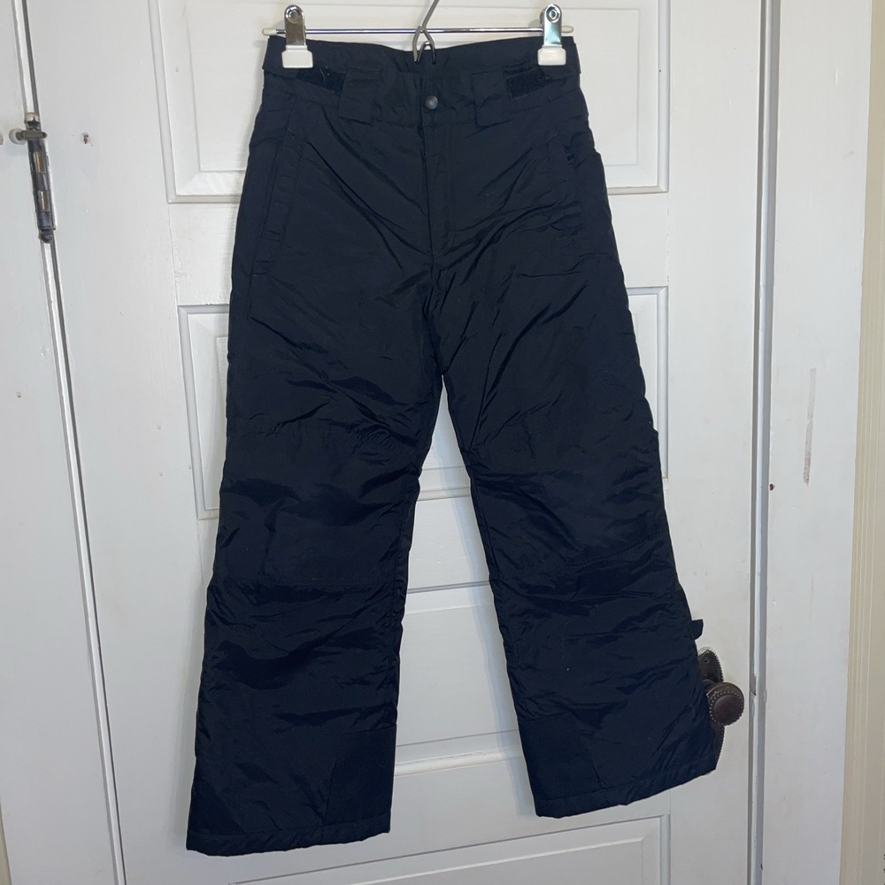 Columbia Snow Pants Kids Medium 10/12 Warm Snow Skirt Ankles Great Fitting